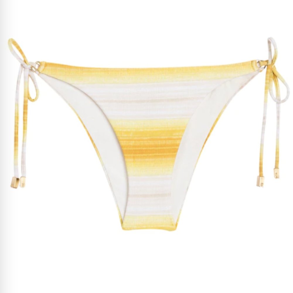 VIX Swimwear Long Tie Brazilian Bikini Bottom, Size L